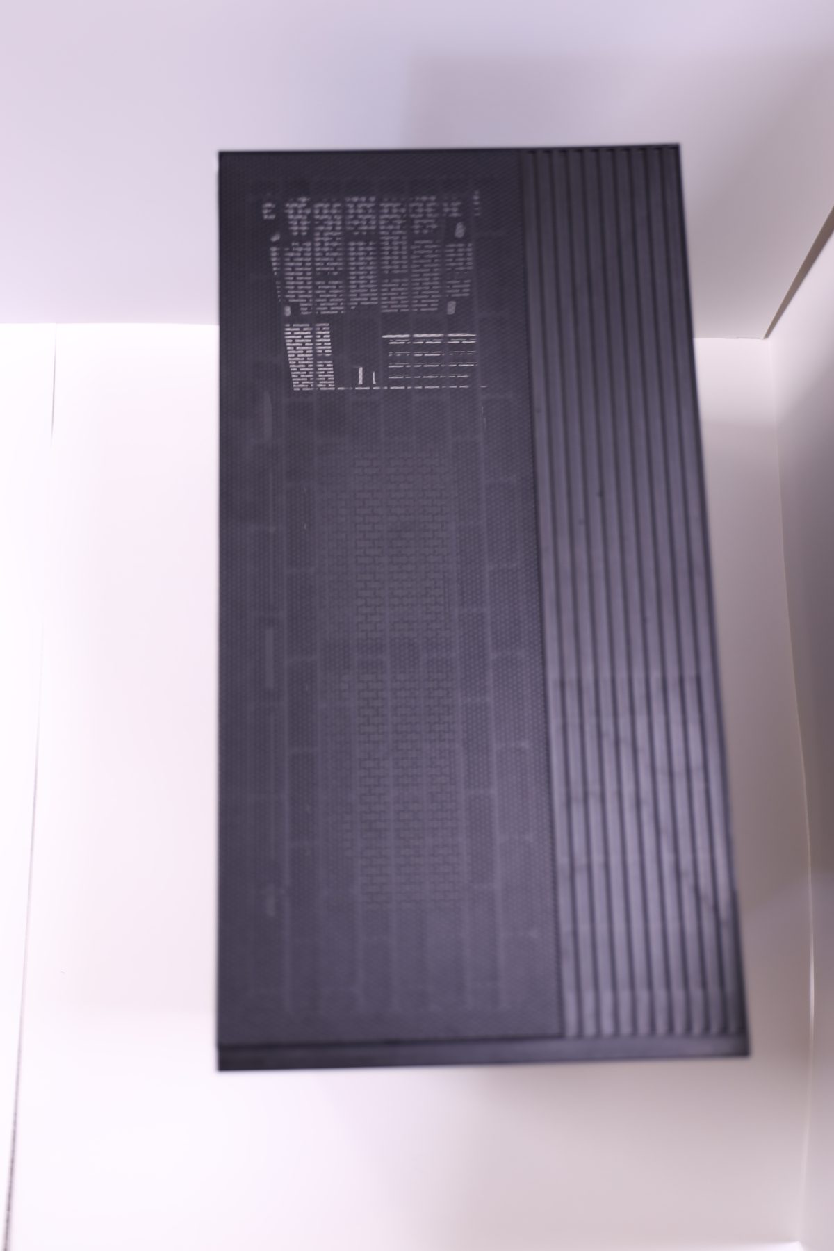 Side profile of the case